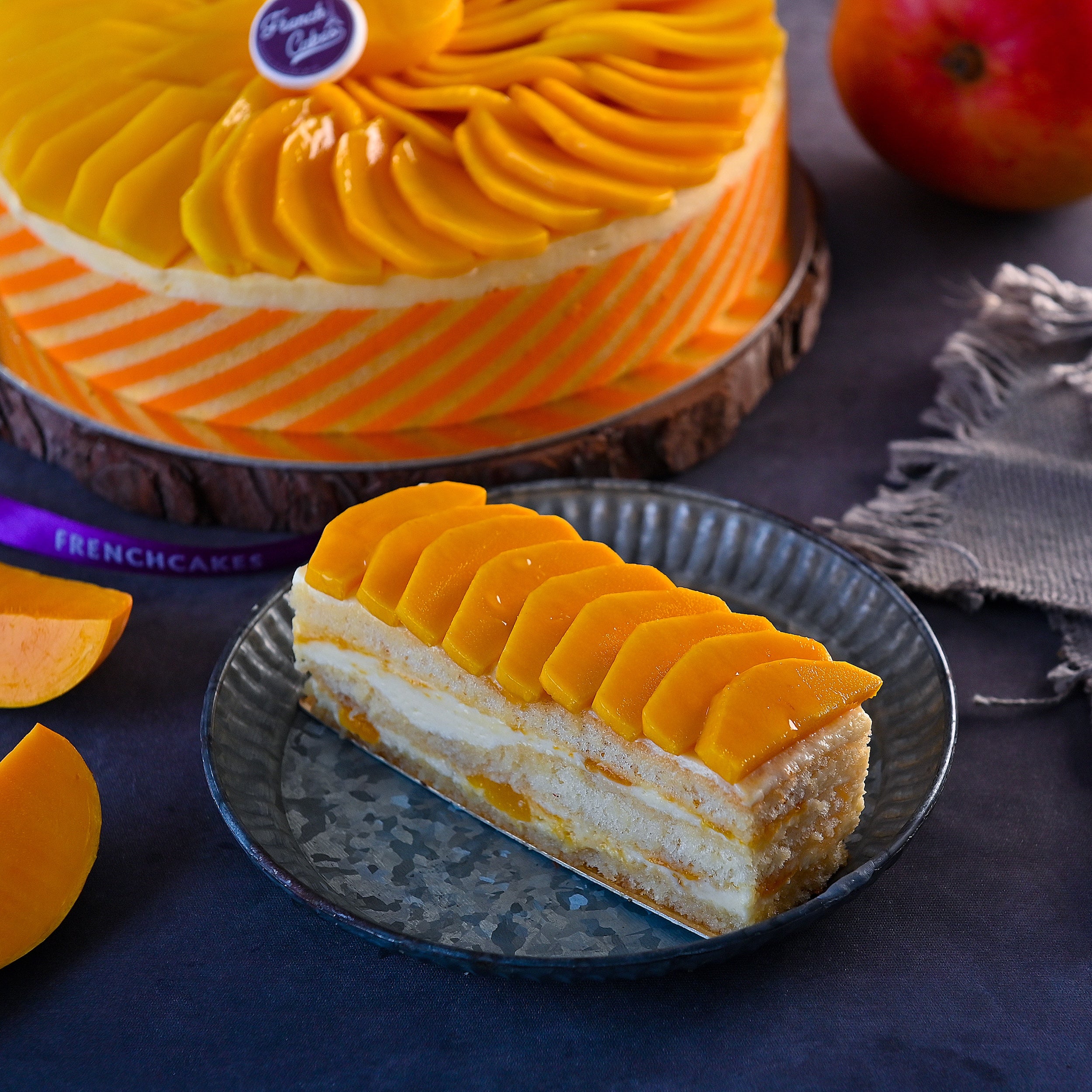 Fresh Mango Mousse Pastry