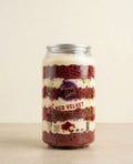 Red velvet can cake