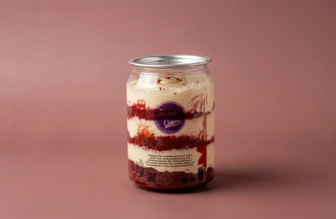 Red velvet Can Cake